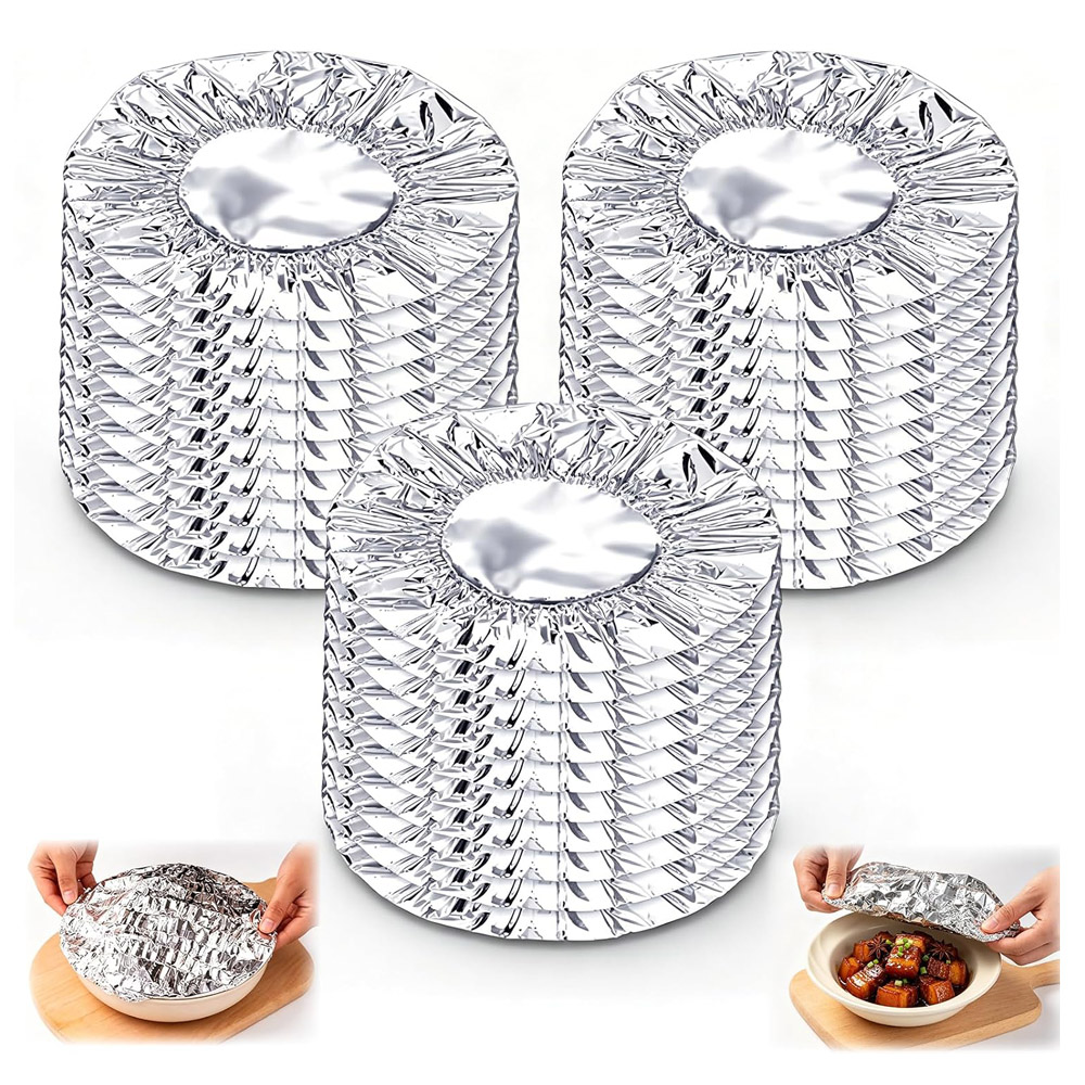 Meal Prep Plan - 재사용 가능한 알루미늄 호일 음식 덮개,