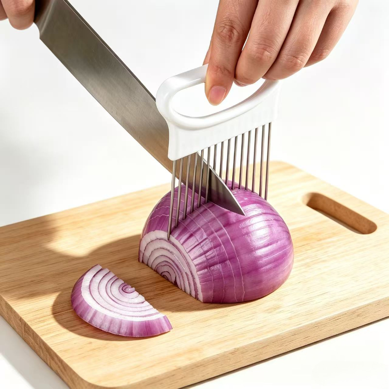 Onion Holder Slicer - 이 다채로운 1개입 스테인리스 스틸 양파