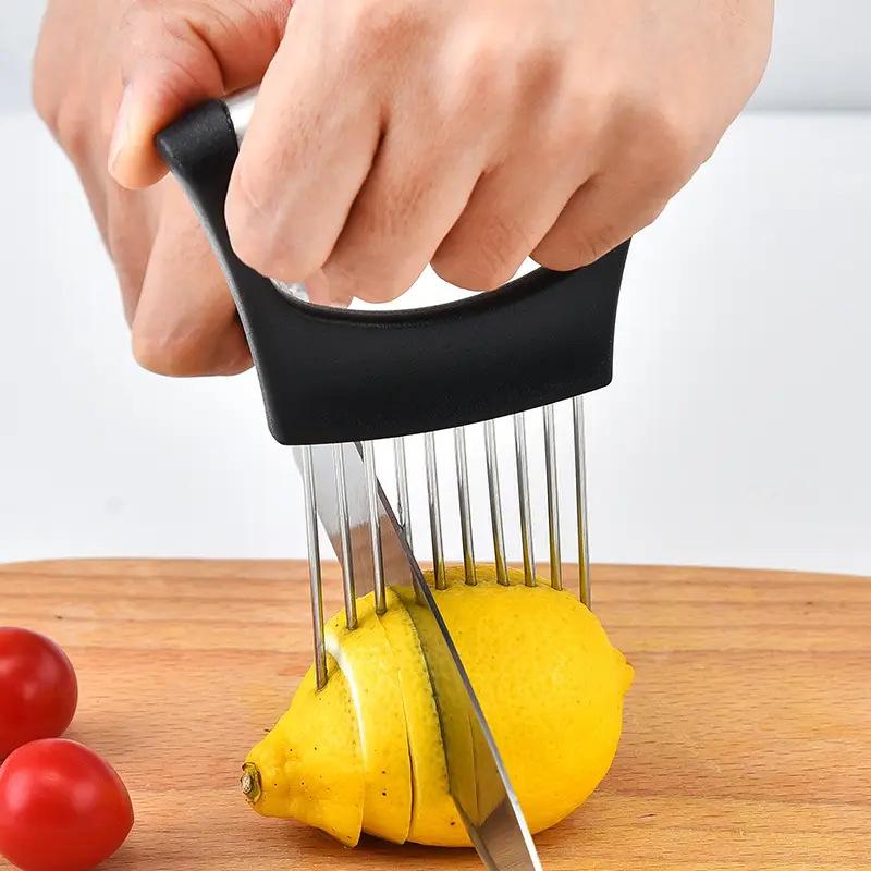 스테인리스 스틸 양파 커터 홀더 음식 슬라이서 보조기구 - Onion Holder Slicer 리뷰 및 가격