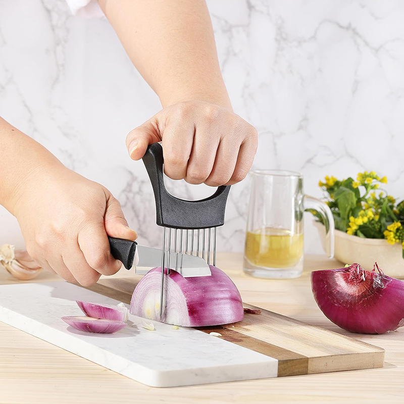 스테인레스 스틸 양파 슬라이서 홀더 슬라이스 음식 슬라 - Onion Holder Slicer 리뷰 및 가격