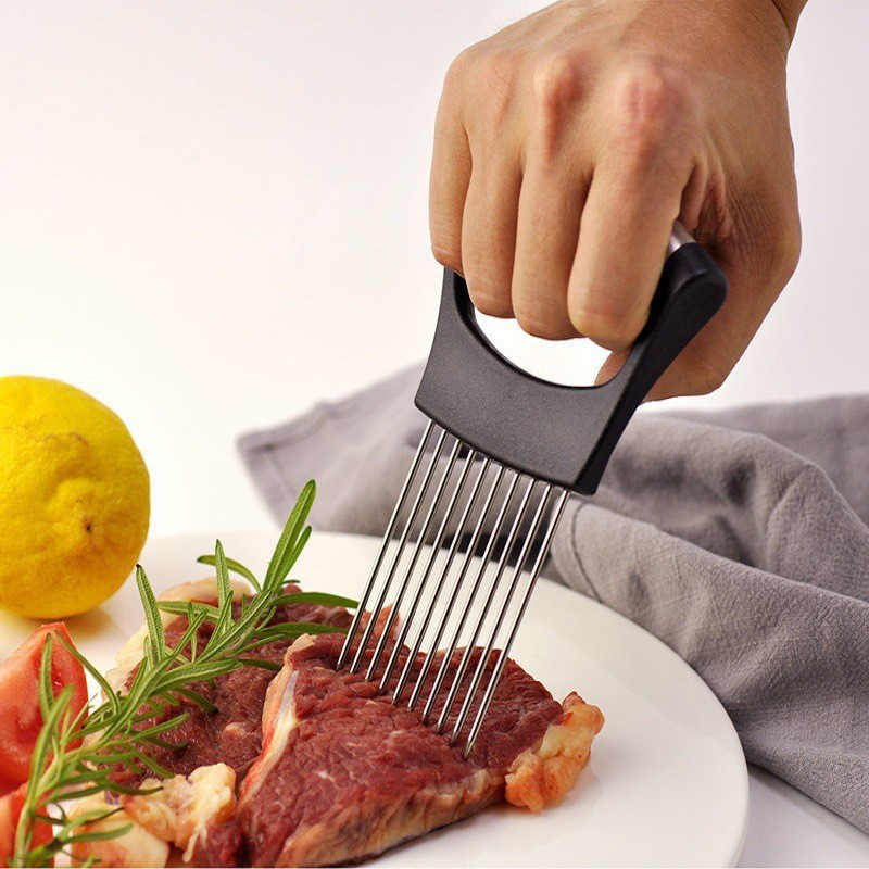 스테인레스 스틸 양파 슬라이서 홀더 슬라이스 음식 슬라 - Onion Holder Slicer 리뷰 및 가격