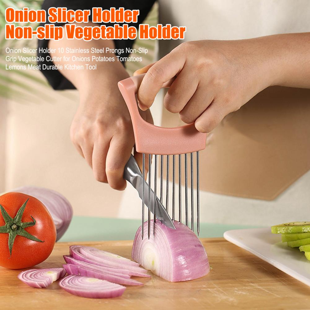 야채 슬라이싱 도구 양파 슬라이서 홀더(10개 스테인리 - Onion Holder Slicer 리뷰 및 가격