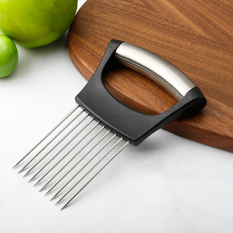 스테인리스 스틸 양파 커터 홀더, 음식 슬라이서 보조기 - Onion Holder Slicer 리뷰 및 가격