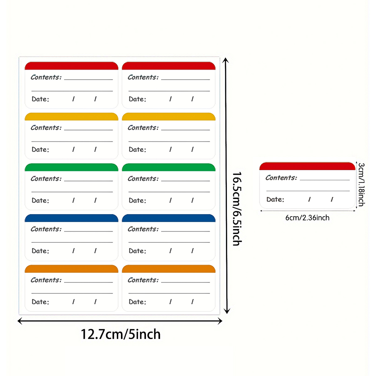 100개입 냉동고 라벨, 쉽게 떼어낼 수 있는 냉동식품 - Meal Prep Easy 리뷰 및 가격