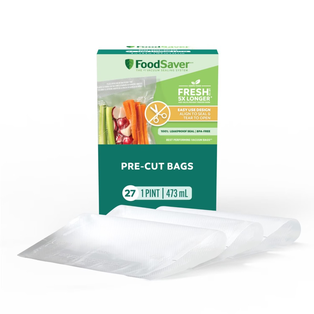 푸드세이버 파인트 진공 밀봉 백, 27개입 프리컷 BP - Meal Prep For Cutting 리뷰 및 가격