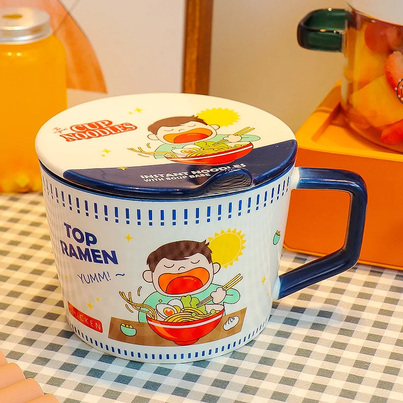 만화 인스턴트 라면 그릇 뚜껑 포함 950ml 샐러드  - Meal Prep Soup 리뷰 및 가격