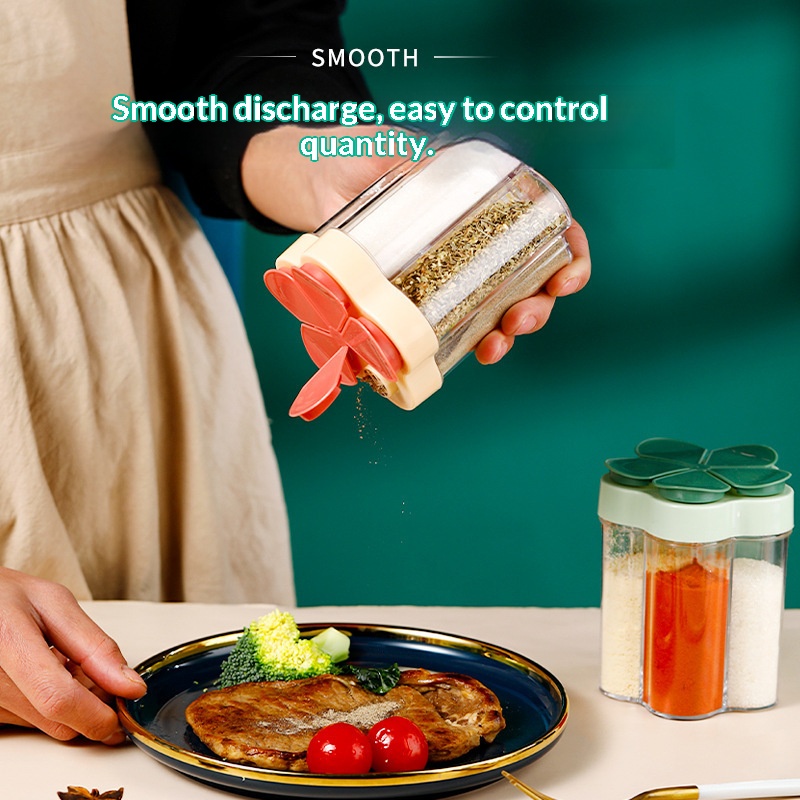 1PC 5칸 플립형 양념통, 라벨이 있는 주방용 밀폐형 - Spice Jar Labels 리뷰 및 가격
