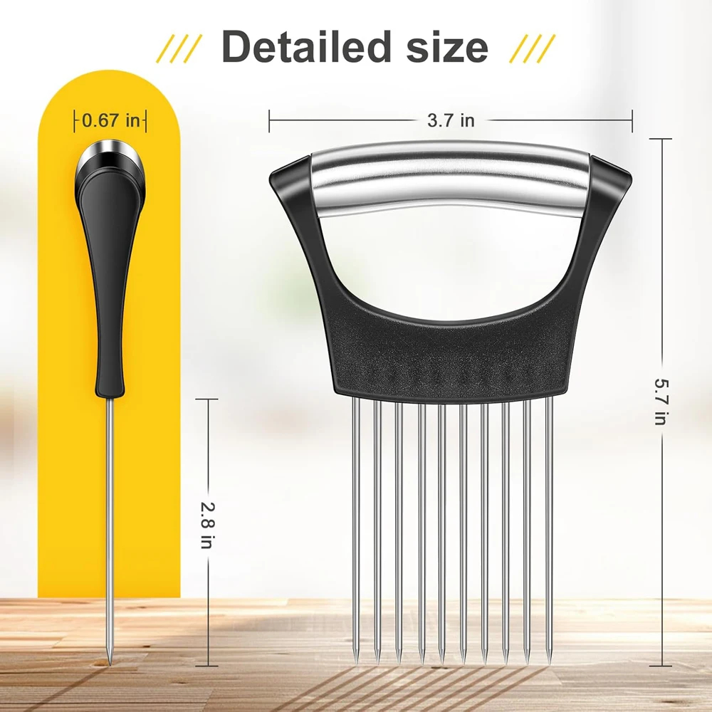 스테인리스 스틸 양파 커터 홀더, 음식 슬라이서 보조기 - Onion Holder Slicer 리뷰 및 가격