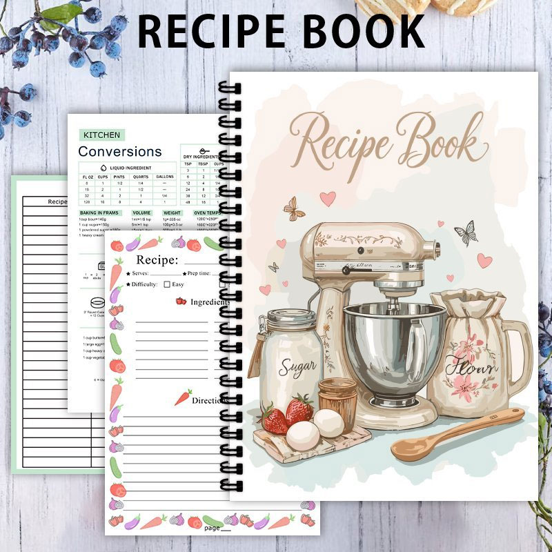 레시피 저널 100매 빈 요리책 손글씨 플래너 일일 식 - Meal Prep Plan 리뷰 및 가격