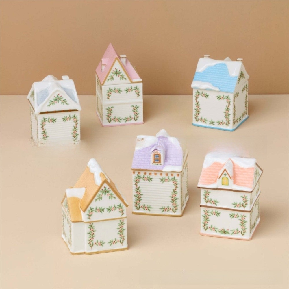 선물 귀여운 휴일 마을 향신료 집 미니 데스크탑 장식  - Spice Jar Labels 리뷰 및 가격