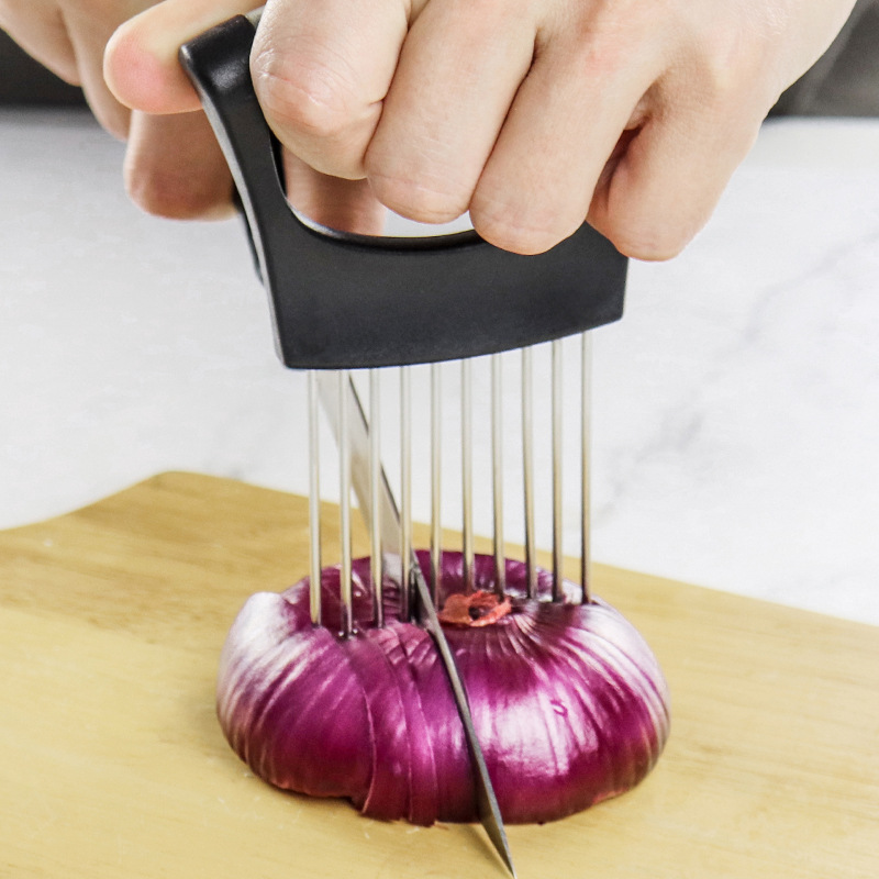 1개입 스틸 양파 바늘, 안전 절단 보조 홀더 포함,  - Onion Holder Slicer 리뷰 및 가격