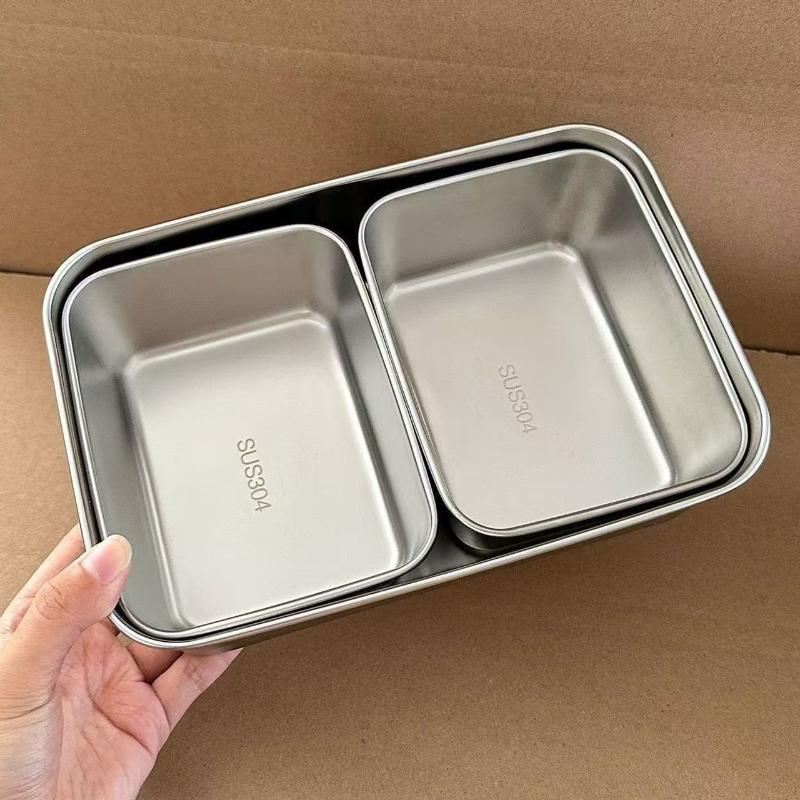 신제품 12/3개입 304 스테인리스 스틸 식품 트레이 - Meal Prep Easy 리뷰 및 가격