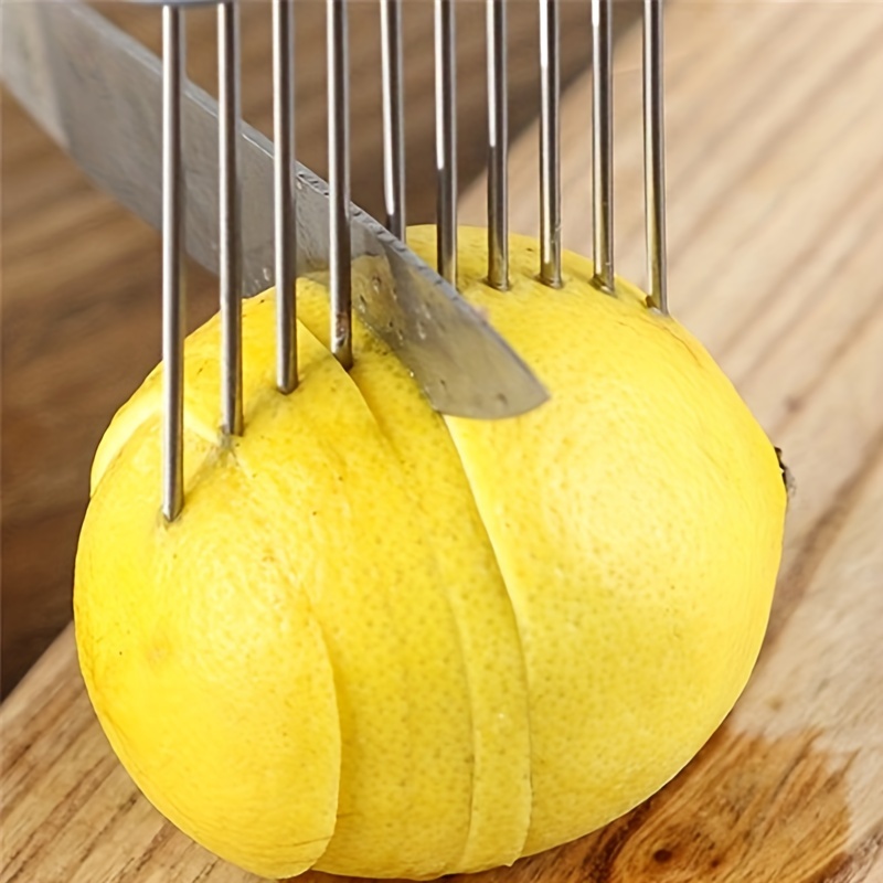 1/4PC 스테인리스 스틸 양파 바늘 양파 포크 야채  - Onion Holder Slicer 리뷰 및 가격