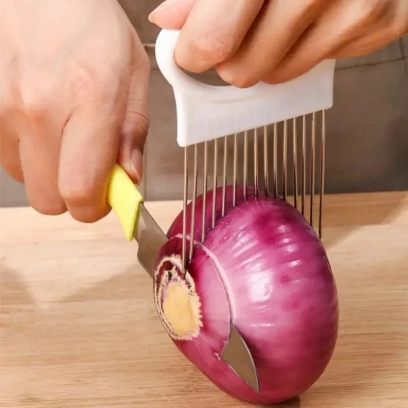 주방 도구 스테인리스 스틸 양파 커터 홀더 식품 슬라이 - Onion Holder Slicer 리뷰 및 가격