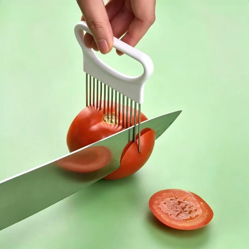 이 다채로운 1개입 스테인리스 스틸 양파 슬라이서로 양 - Onion Holder Slicer 리뷰 및 가격