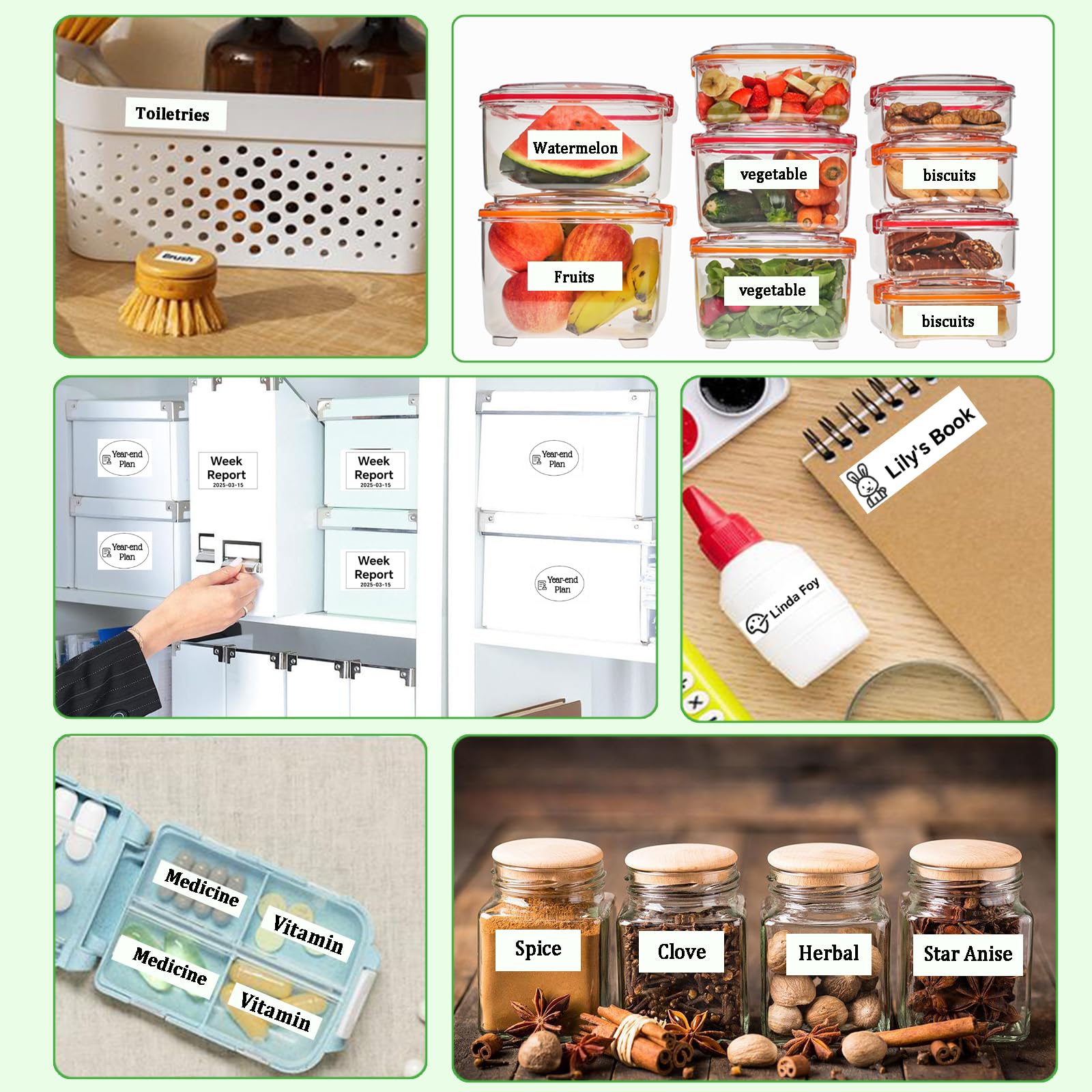 미니 스티커 프린터 라벨 - Miouca 감열 라벨 프 - Spice Jar Labels 리뷰 및 가격