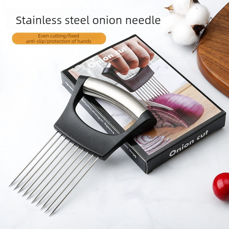 스테인리스 스틸 양파 슬라이서 홀더, 다용도 고기 연화 - Onion Holder Slicer 리뷰 및 가격