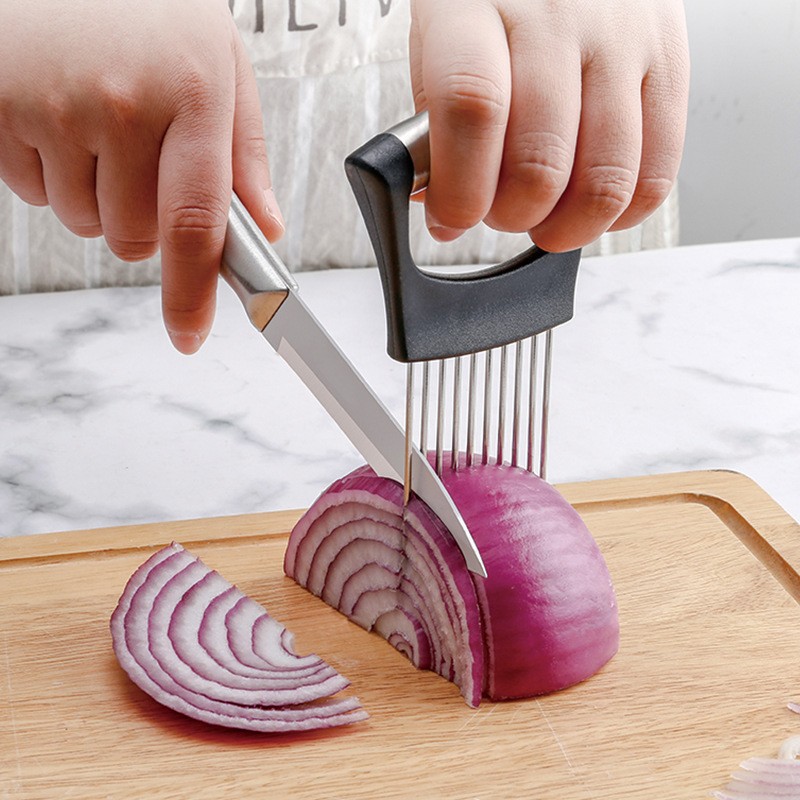 스테인리스 스틸 양파 슬라이서 홀더, 다용도 고기 연화 - Onion Holder Slicer 리뷰 및 가격