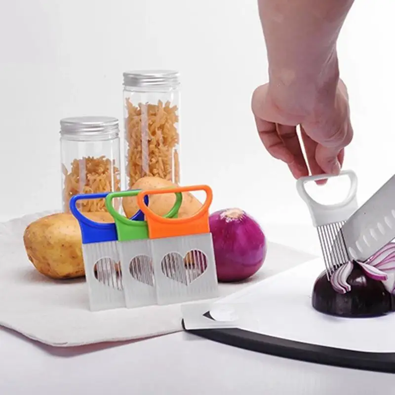 양파 플러그 토마토 감자 커터, 양파 핀, 과일 및 야 - Onion Holder Slicer 리뷰 및 가격