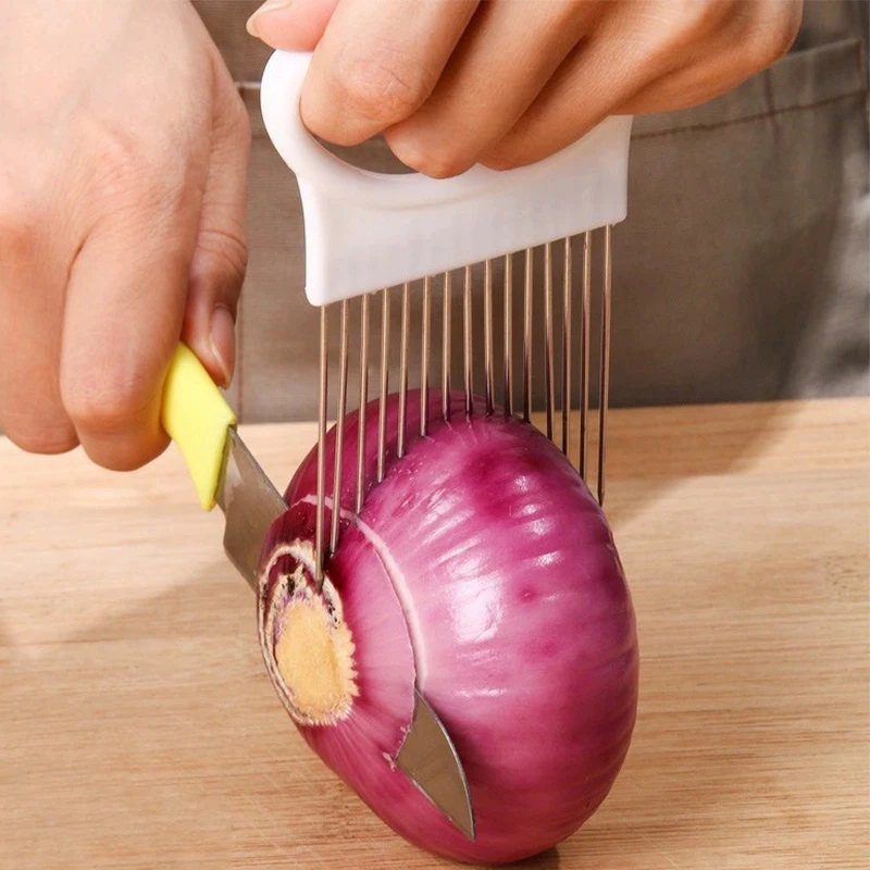 1-3개의 다채로운 양파 슬라이서로 손쉽게 양파를 자르 - Onion Holder Slicer 리뷰 및 가격