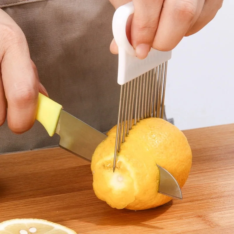 1-3개의 다채로운 양파 슬라이서로 손쉽게 양파를 자르 - Onion Holder Slicer 리뷰 및 가격