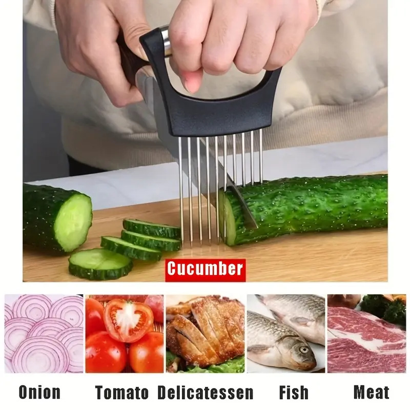 스테인리스 스틸 양파 바늘 슬라이서, 양파 홀더 포크, - Onion Holder Slicer 리뷰 및 가격