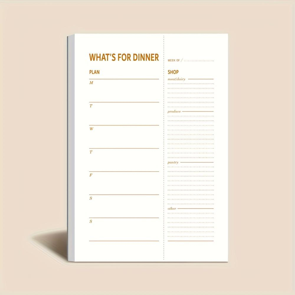 1개입 일일 식단 계획 노트, 책당 50매, 떼어내는  - Meal Prep Plan 리뷰 및 가격