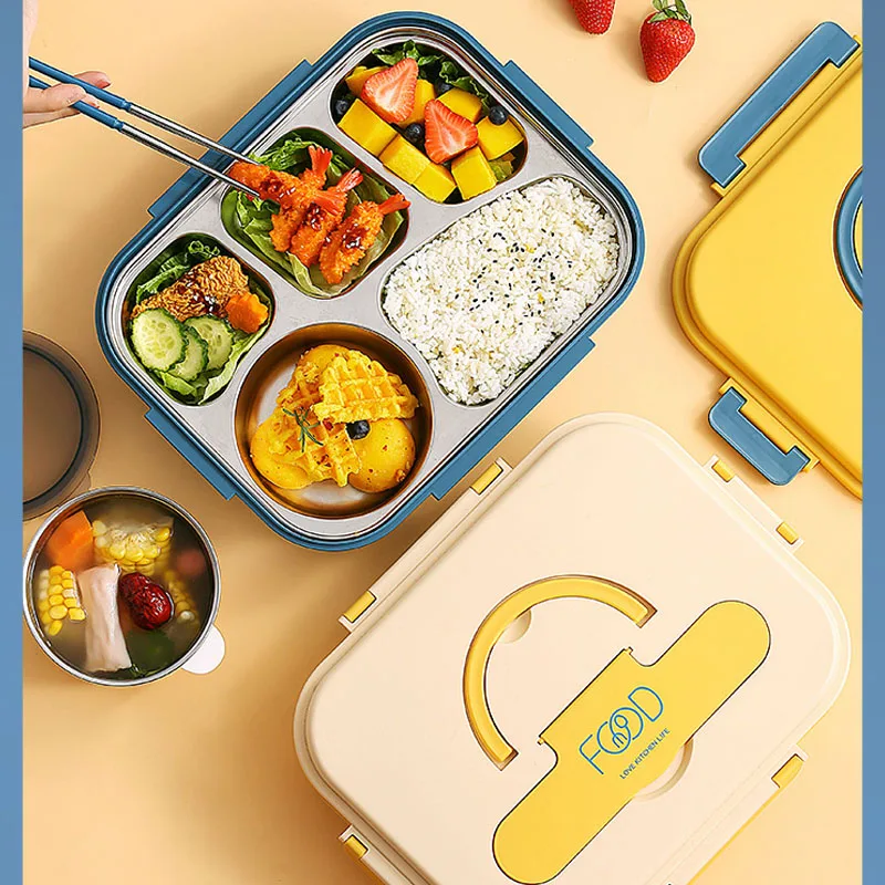 간편한 점심! 내장형 칸막이가 있는 스테인리스 스틸 보 - Meal Prep Easy 리뷰 및 가격