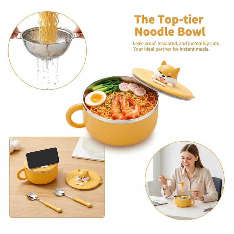 스테인리스 스틸 즉석 라면 용기(뚜껑 포함) 1000m - Meal Prep Plan 리뷰 및 가격