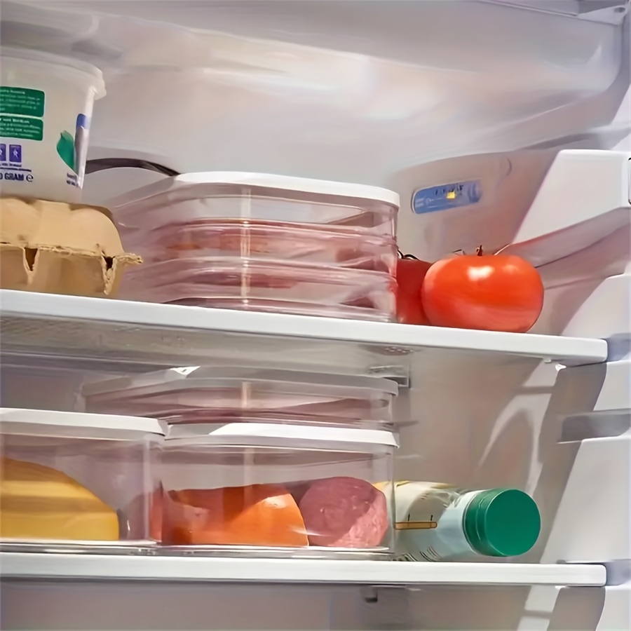 냉장고용 쌓을 수 있는 고기 보관 용기, 투명 뚜껑,  - Meal Prep Plan 리뷰 및 가격