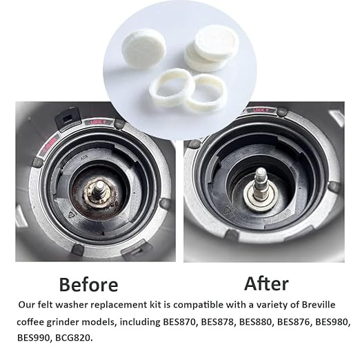 브레빌 에스프레소 머신 그라인더와 호환되는 펠트 와셔  - Breville Espresso Bes870 리뷰 및 가격